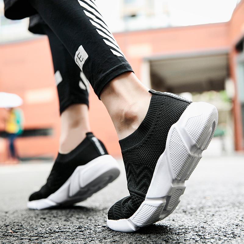 Large Size Couple's Anti Slip Wear-resistant Breathable Fashion Socks Outdoor Sports Shoes Casual Shoes One Foot Push