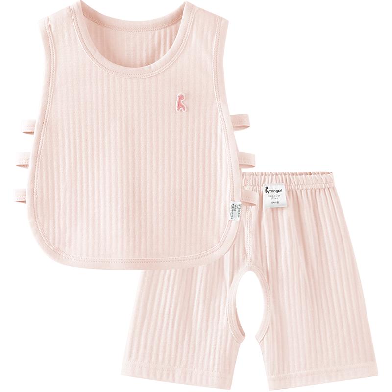 TONGTAI Baby Pure Cotton Vest & Shorts Set