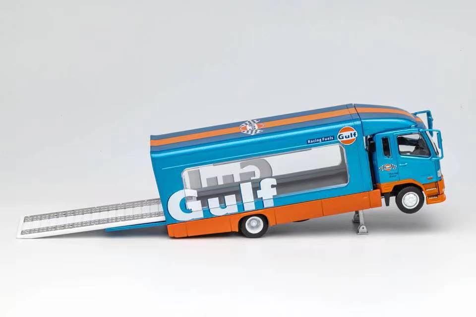 Gaincorp Products 1/64 Mitsubishi FUSO Truck GULF Finished Product