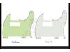 Electric Guitar Pickguard - Meifen Mofen TL Standard Double Panel Cover Plate