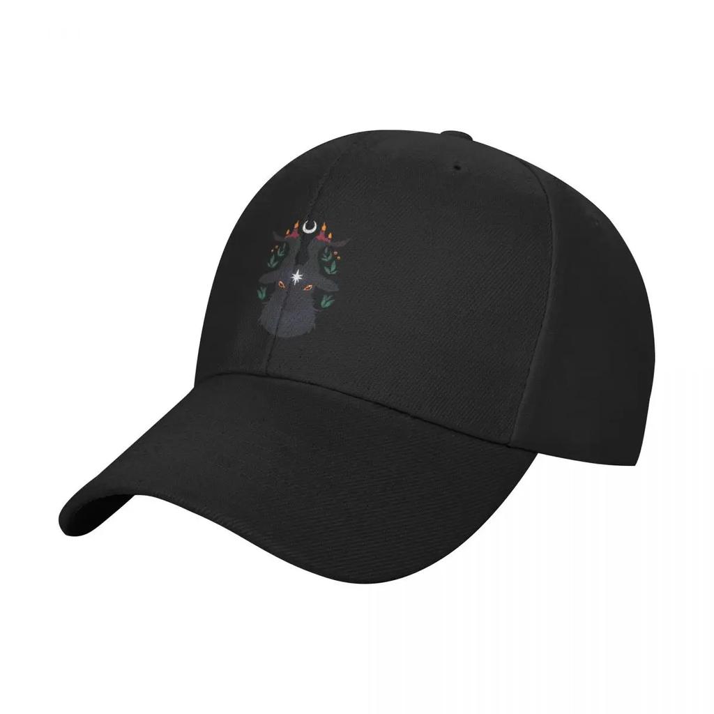 New Yule Goat Baseball Cap Black Anime Hat Hood Trucker Hat Womens Beach Visor Unisexs