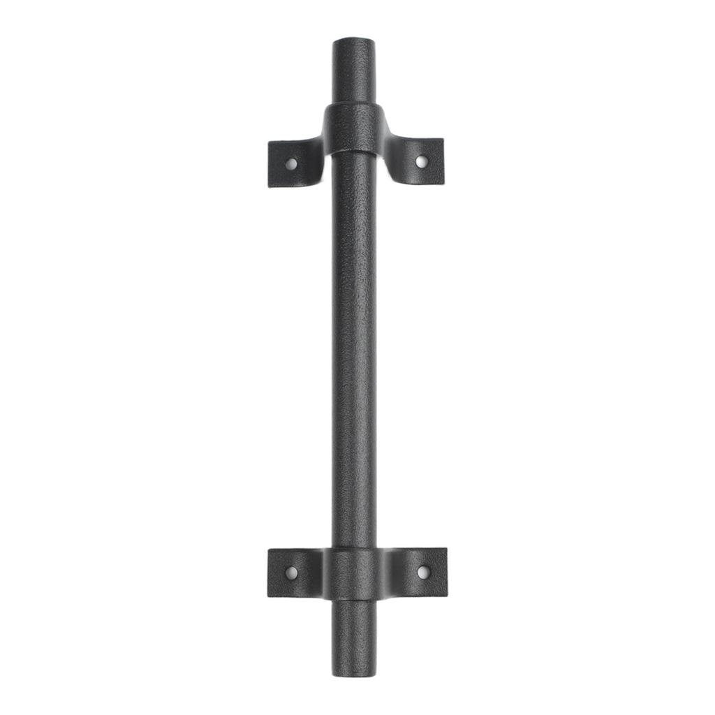 Scheunen Türgriff Griff Zuverlässiger Ersatzknöpfe Ziehgriff Sicherheit Schiebetürbeschläge Haus 19,5 cm Scheune Schwarz