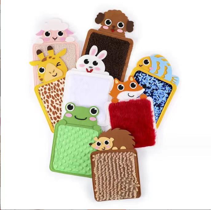 Infant Sensory Puzzle Mat for Hand-Eye Coordination and Texture Exploration