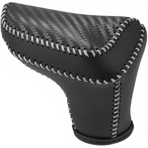 Riloer Gear Shifting Knob Cover, 1 PC Car Shift Knob Gear Handle Stick Protector Cover, Interior Shift Trims Compatible with Hyundai Tucson SE SEL