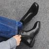 Chelsea boots high-top British Martin boots side zipper casual leather boots 2025 autumn and winter new 89757-J