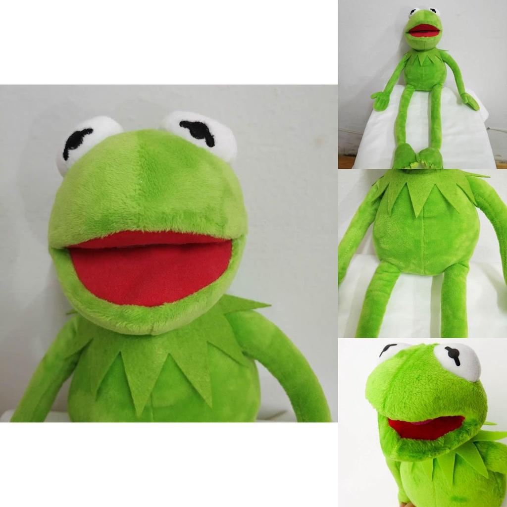 Adorable 18-inch Kermit Muppet Frog Plush Toy Doll For Soft Cuddly Fun
