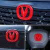 For Changan UNI-T UNIT Accessories 2020 2022 2023 Car Steering Wheel Logo Front Rear Logo Sticker Decor Cover Trim Anti Scratch