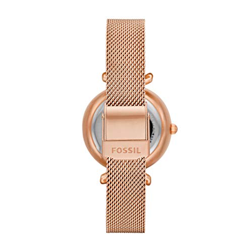 Fossil CARLIE MINI ME ME3188 Women's Rose Gold Watch, Officially Imported