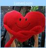 Heart Shaped Red Pillow Plush Toy Cartoon Stuffed Doll Decoration Gift Kids
