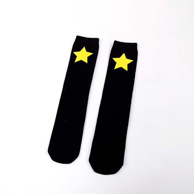 Весенне-осенние детские чулки унисекс, хлопковые дышащие гольфы в полоску, студенческие школьные длинные носки, футбольные носки L