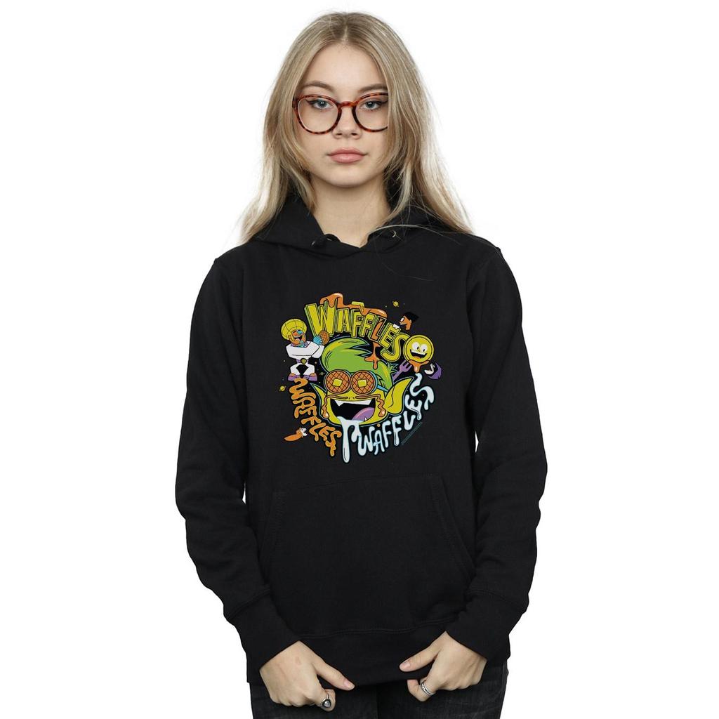 DC Comics Womens/Ladies Teen Titans Go Waffle Mania Hoodie