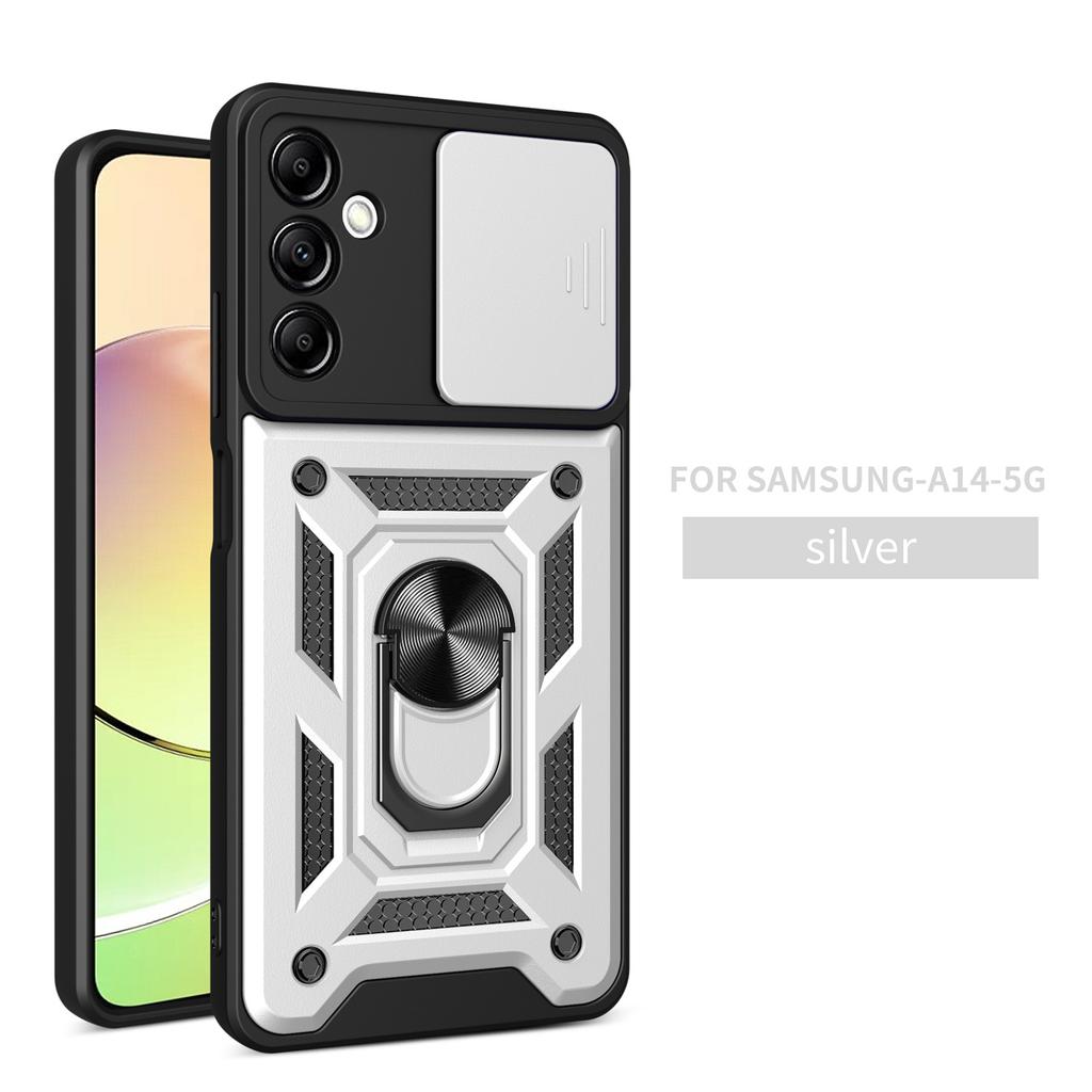 Slide Camera Lens Case For Samsung Galaxy A14 5G Military Grade Bumpers Armor Protective CoveGalaxy A14 5g R
