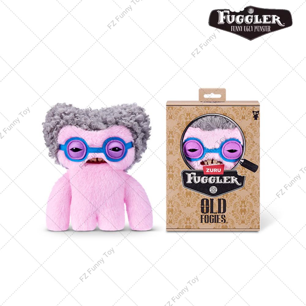 Fuggler Originele Pluche Pop Ouwe Lullen Katten Fuggster Lelijk Tand Monster Rock En Hip Hop Ster Knuffel Verjaardagscadeau 1pc with box