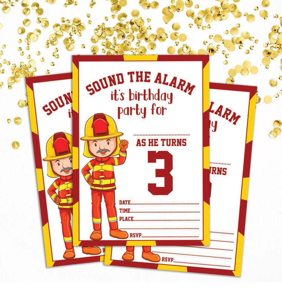 Darling Souvenir White Birthday Invitation Card 28 Pcs Fill or Write In Blank Invites Printable Party Supplies 5 x 7 Inches