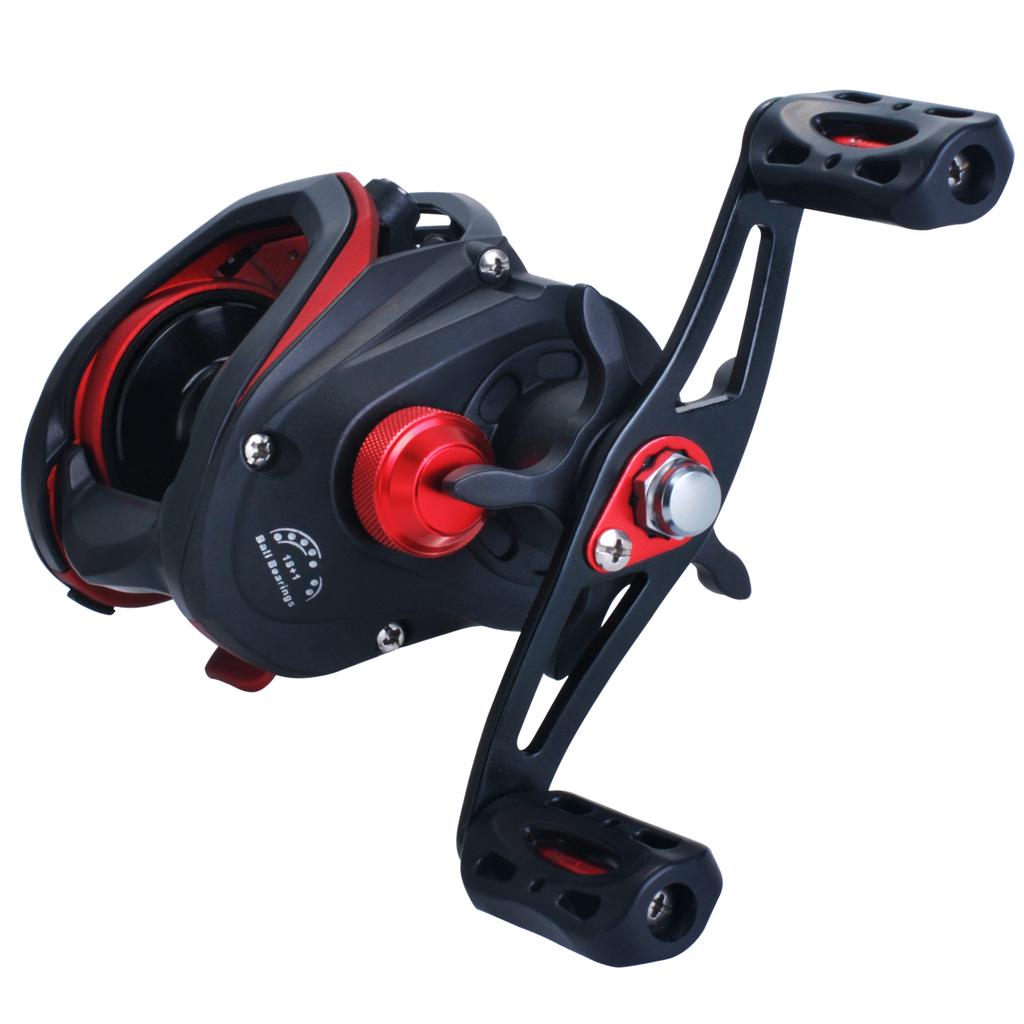 High Speed 8.1:1 Gear Ratio Baitcast Fishing Reel 19+1 Ball Bearings Baitcasting Fishing Reel