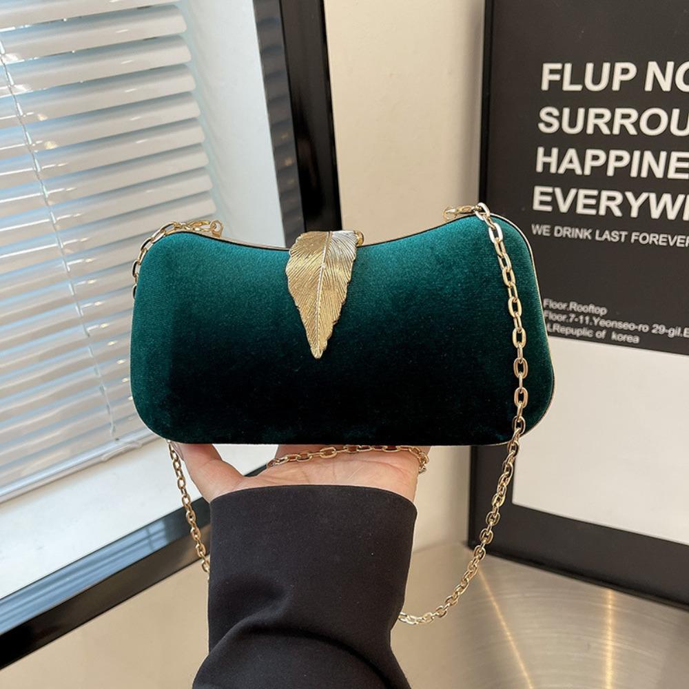 French Large Capacity Evening Banquet Bag Phone Pouch Single Shoulder Box Handbag Make Up Storage Ladies Clutch Bag Women