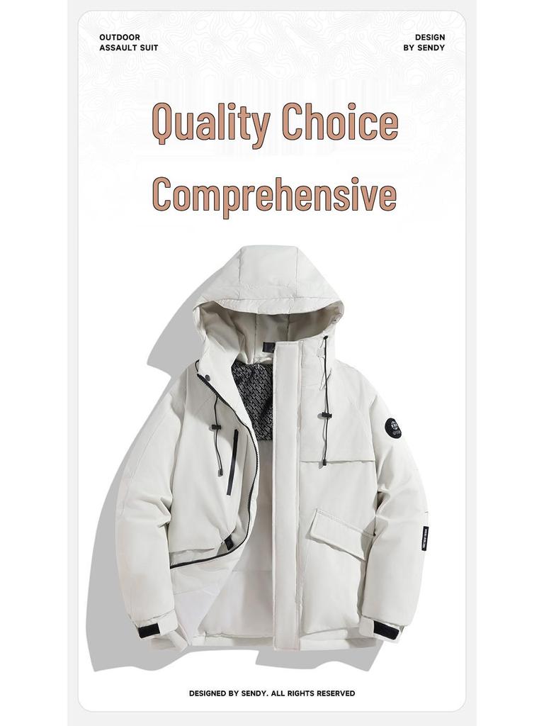 Unisex Winter Graphene Ski Jacket: Windproof, Waterproof, Padded, Cotton Outerwear for Couples