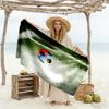 Soccer Ball Beach Towel Super Soft Microfiber Quickdry Fabric Comfortable Lightweight