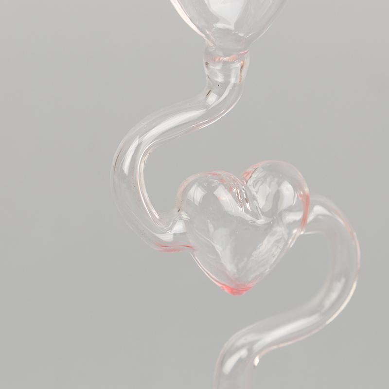 Children Educational Toys Science Energy Museum Toy Love Meter Hand Boiler Thermometer Spiral Glass