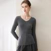 Damen Kaschmir V-Ausschnitt Langarm Pullover für Herbst/Winter