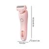 Electric Razors for Women 2-in-1 Bikini Trimmer IPX7 Waterproof Body Hair Remover for Underarms Legs