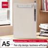 Deli A5 Business Clipboard with Pen Clip
