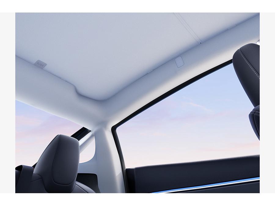 Tesla Model Y/3 Ice Crystal Honeycomb Sunshade for Sunroof