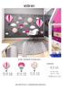 Wall Stickers Balloons, Clouds, Large