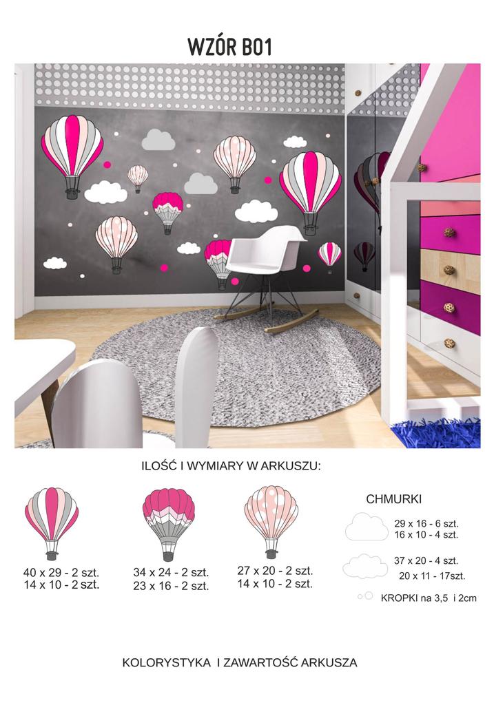 Wall Stickers Balloons, Clouds, Large
