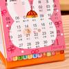 1 Piece  Stationery Desk Calendar School Office Supplies Sticky Notes Memo Pad Inspirational Text Notepad Calendar