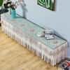 Combination Tablecloth for Coffee Table  TV Cabinet Full Coverage Mat for Living Room Cover New Fabric Dust Cover Cloth Set