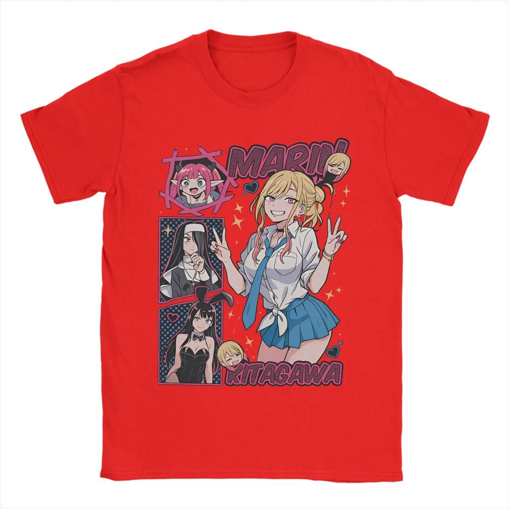 My DressUp Darling Marin Kitakawa Wakana Gojo Anime TShirt Hippie Style Summer 100 Cotton Crew Neck Top Women And Men Tshirt