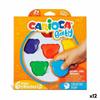 Carioca Teddy Colored Fat Pencils Multicolor 6 Pieces 12 Units