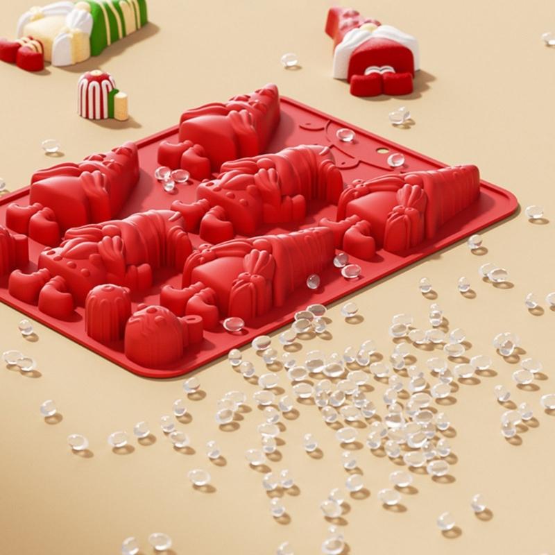 Silicone Baking Molds Nontoxic Materials For Cakes Chocolate Mousses Ice Creams With Easy Cleaning Design And Durable Structure