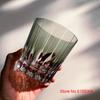 Japan Edo Kiriko Crystal Old Fashioned Glass Top Level Kagami Asterism Engrave Whisky Snifter Brandy Tumbler Starburst Wine Cup