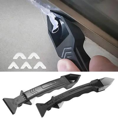 Removedor de silicona 5 en 1, sellador suave, raspador de calafateo, Kit de lechada, herramientas de eliminación de molde de suelo, conjunto de herramientas de mano, accesorios