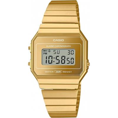 Unisex Digital Watch Vintage Series A700wevg 9a Gold