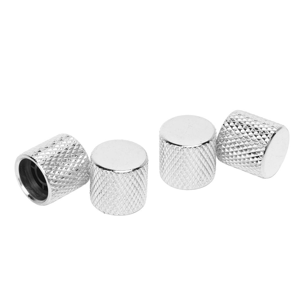 4Pcs Potentiometer Knob Wide Compatibility Strong Delicate Electric Guitar Control Knob