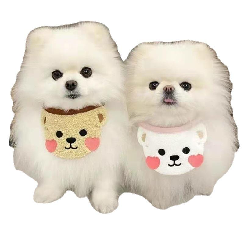 Kleine und mittelgroße Hunde, Katzen, Speichelwischer, Haustierkleidung, Dekorationen, Niedliche braune Bären