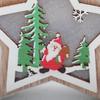 Glowing Wooden Christmas Tree Ornament Gift