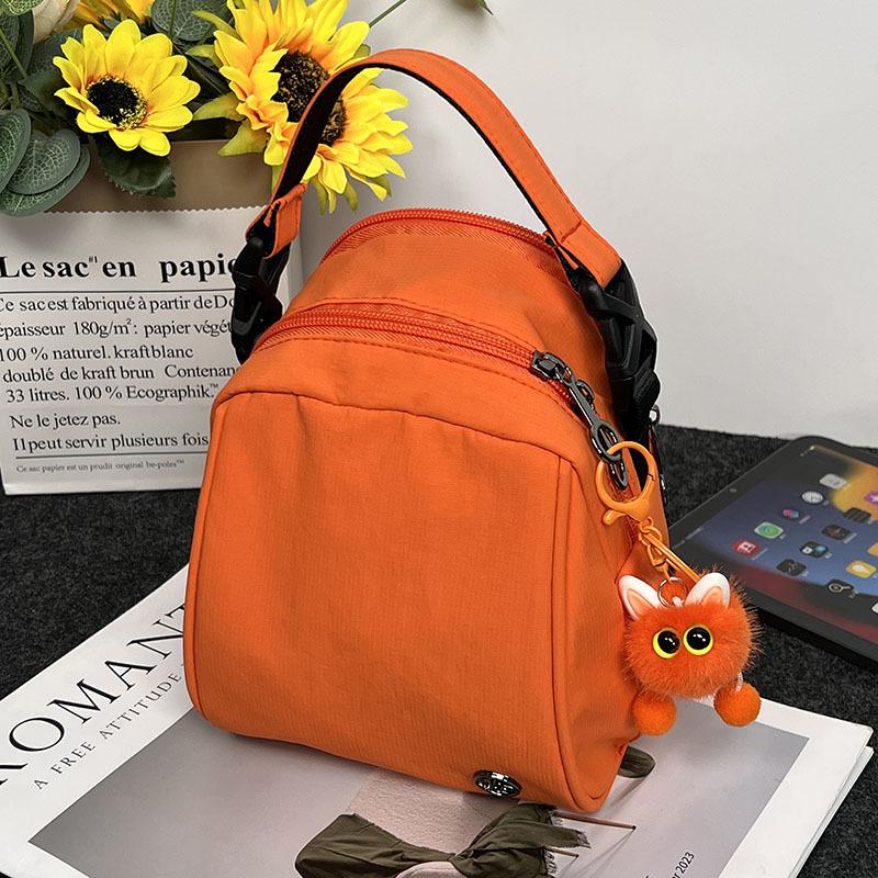 Dopamine shell bag women's new lightweight portable messenger bag fashionable simple versatile canvas shoulder bag