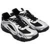 Fila Eshape MS Vielseitig Bequem Stoßdämpfend Niedrig geschnittene Freizeitschuhe Unisex Sneaker Silber Schwarz 1XM02348H010