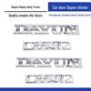 Dayun Heavy-Duty Truck Door Decals: Horsepower Stickers, Logo, and Panel Lettering