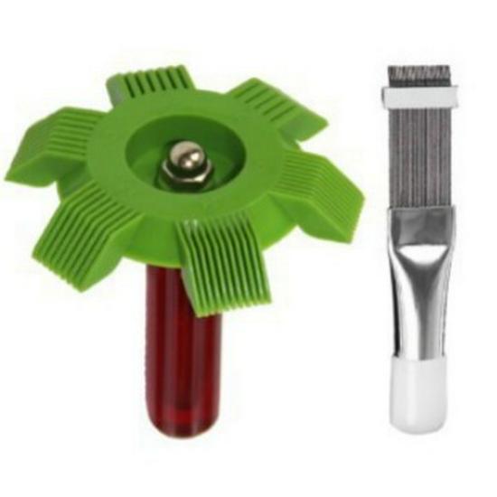 Stainless Steel Air Conditioner Fin Comb and Radiator Dust Removal Brush