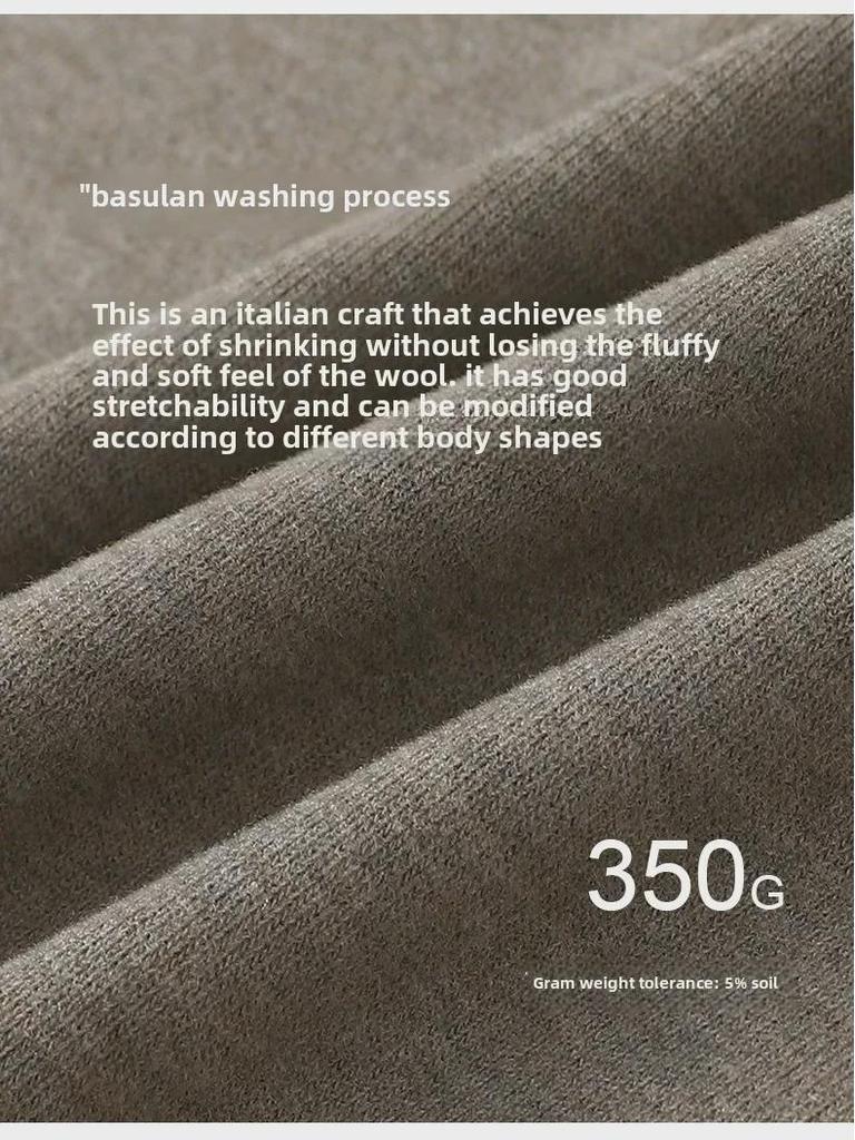 Women's Long-Sleeved Wool Knit Stand Collar Jacket