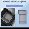 For TESLA Model 3 2023 2024 Highland Wireless Charging Silicone Pad Model3+ Center Control Storage Box Armrest Box Bottom Mat