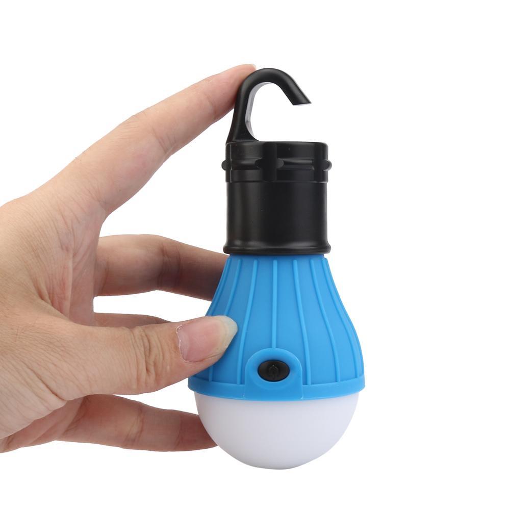 Portable LED Camping Lantern with Hook Rechargeable Battery Powered Outdoor Tent Light for Hiking Fishing Emergency Use