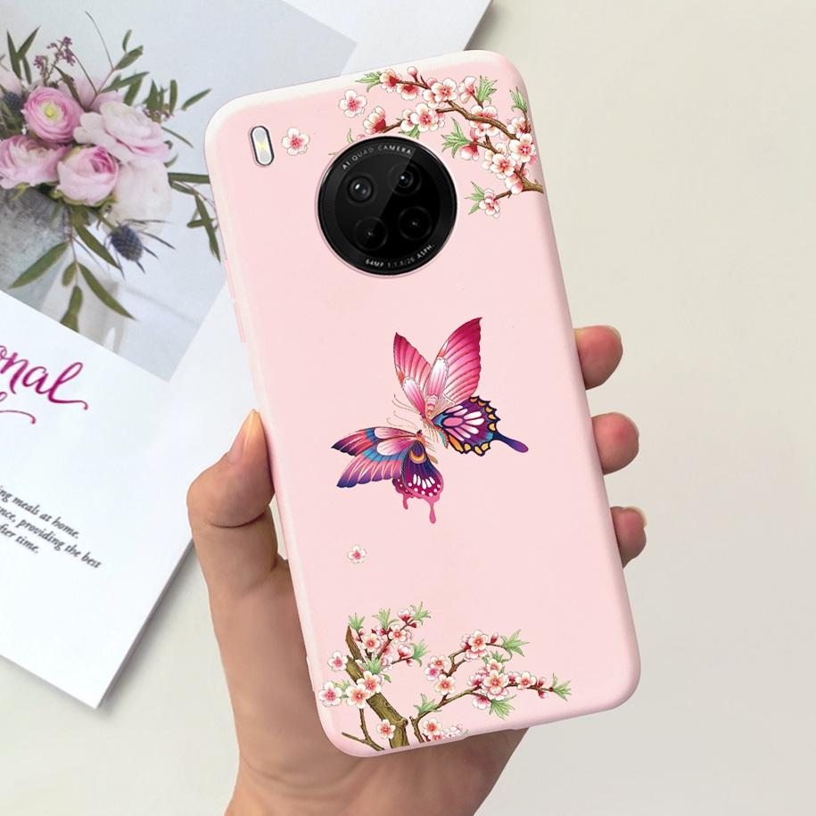 For Huawei Y9a 2020 Silicone Case FRL-22 FRL-23 Cute Astronaut Love Heart Slim Soft TPU Phone Case on Huawei Nova Y9a Y 9A Cover