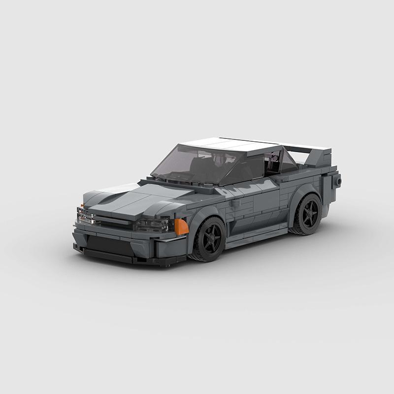 Technical Speed Car MOC City Racing Car Rally Building Blocks Bricks Set Retro Ornament Diy Toys For  Kid Adults Birthday Gifts