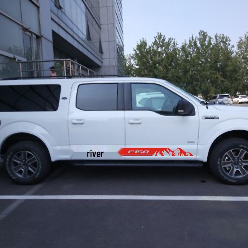 Raptor F-150 Custom Side Decal Sticker - Vinyl Body & Waistline Design